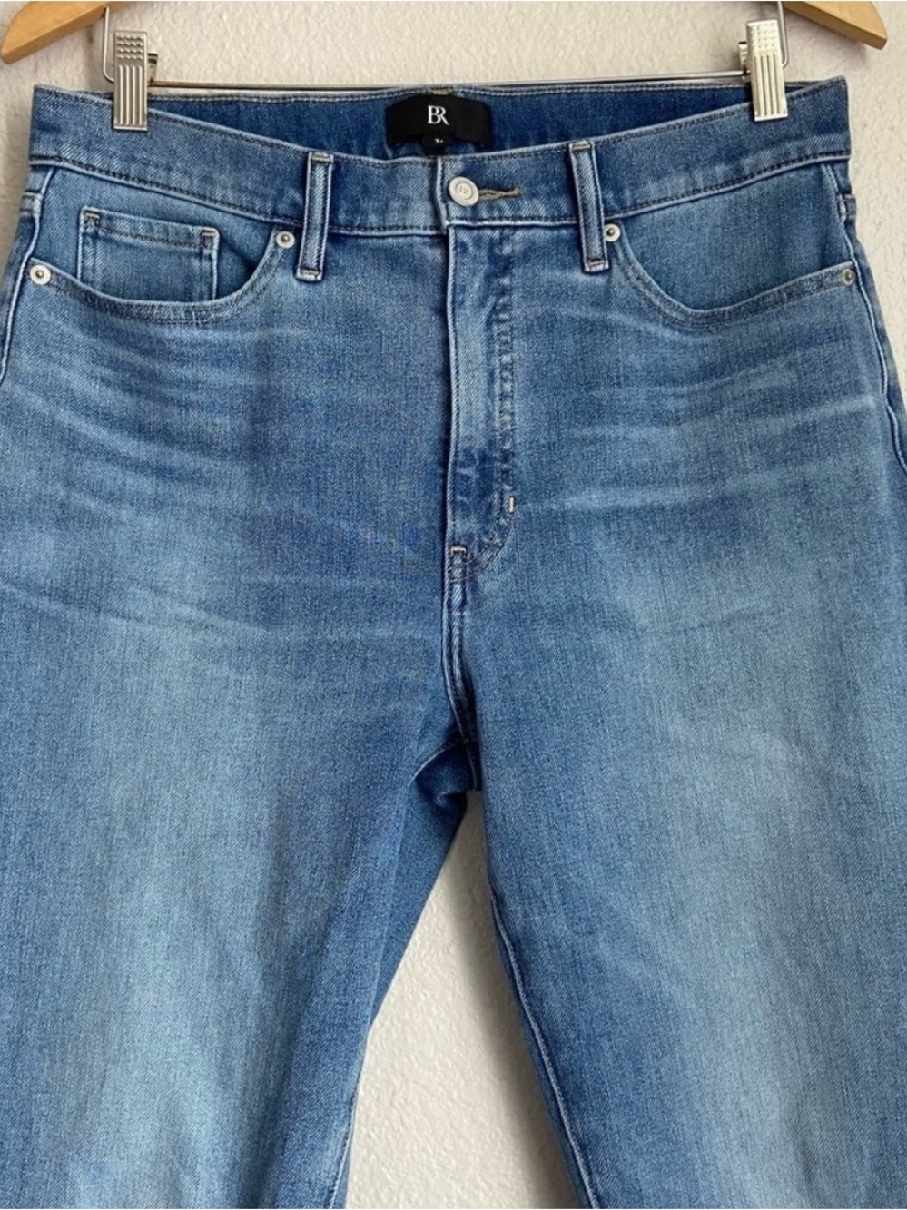 Banana Republic Isabel High Rise Denim Jeans Cotton Slim Stretch Blue Size 31 - Picture 2 of 9